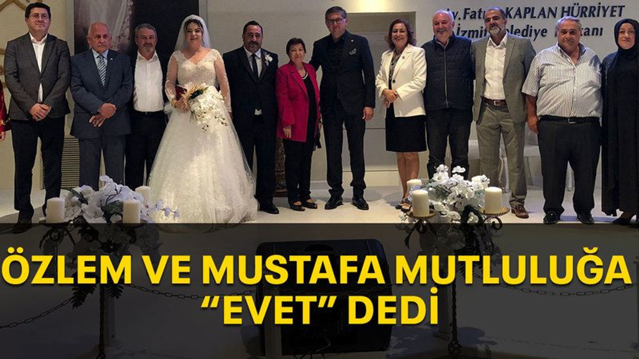 Özlem ve Mustafa mutluluğa “evet” dedi